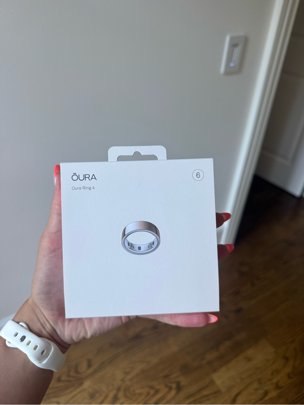 Oura Ring 4 Rose Gold Size 6